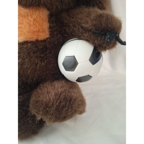 Cheburashka 10" Plush w Soccer Ball 9" Reward Toys Russian Bear Monkey Stuffed - Picture 6 of 12